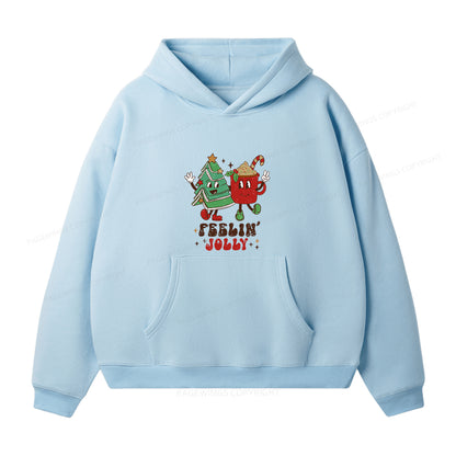 Pagewings Feeling Jolly Unisex Fleece Hoodie Set