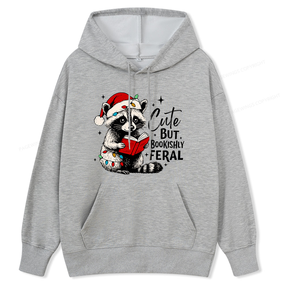Pagewings Cute But Feral Unisex Classic Hoodie