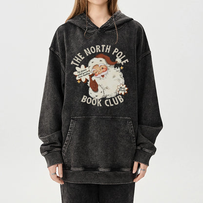 Pagewings Book Club Unisex Washed Hoodie