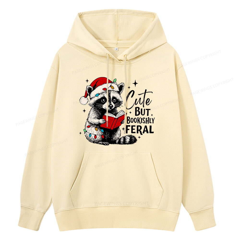 Pagewings Cute But Feral Unisex Classic Hoodie