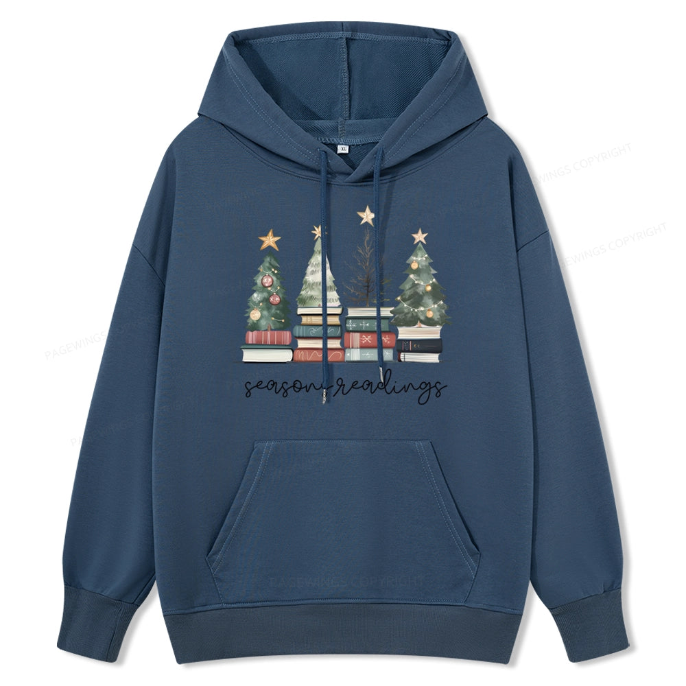 Pagewings Bookish Christmas Unisex Classic Hoodie