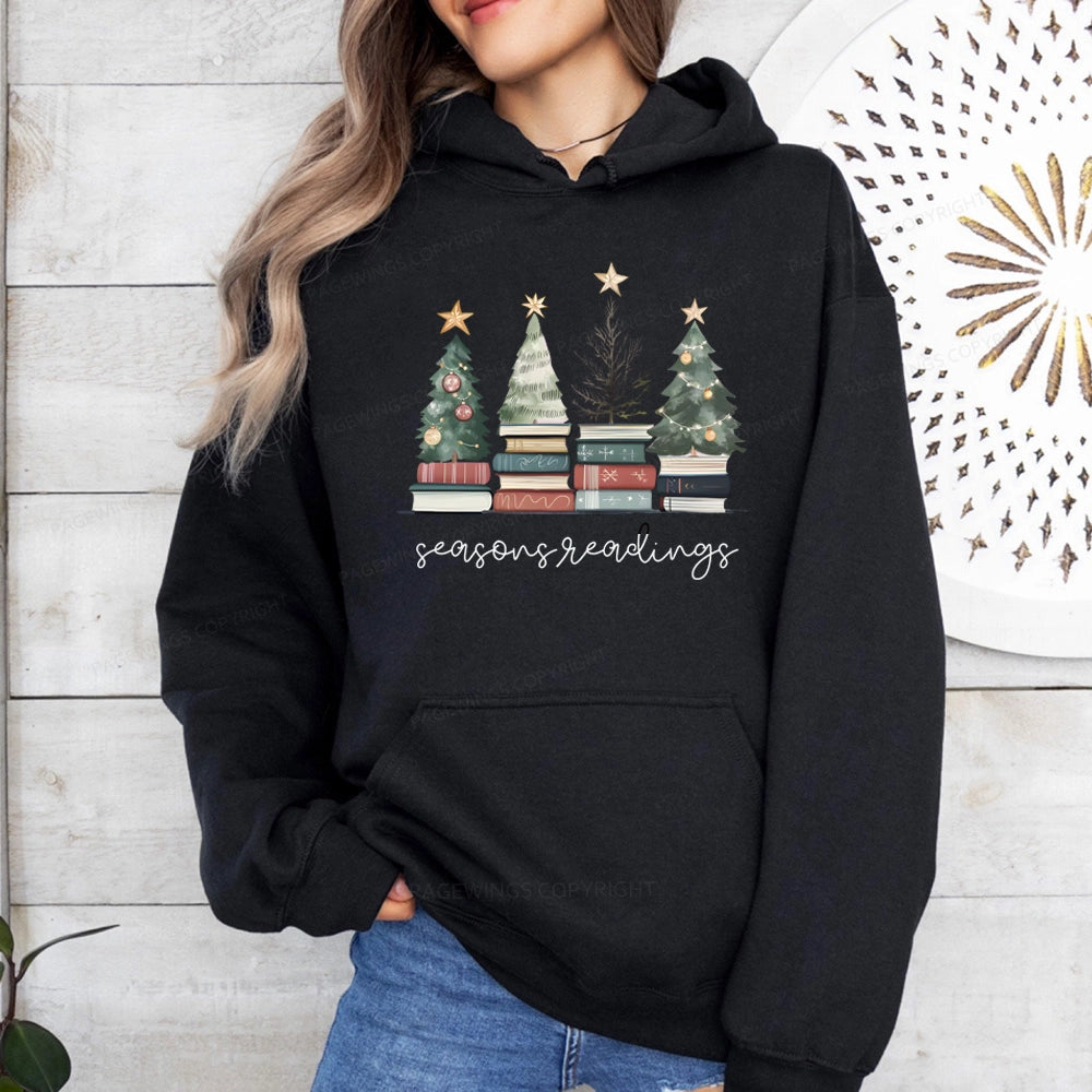 Pagewings Bookish Christmas Unisex Classic Hoodie