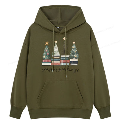 Pagewings Bookish Christmas Unisex Classic Hoodie