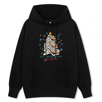 Pagewings Fantasy Reading All Booked For Christmas Unisex Classic Hoodie