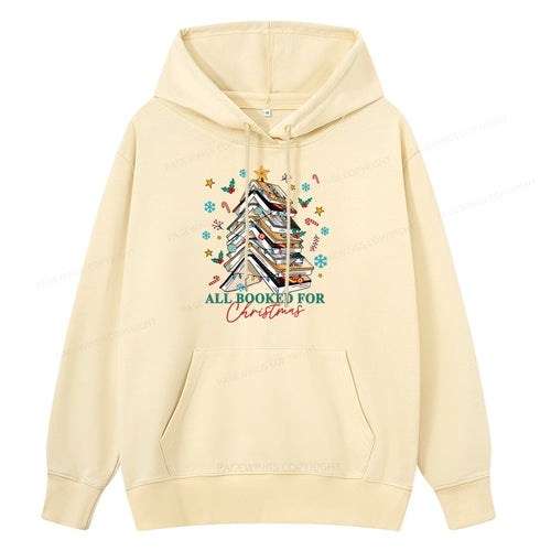 Pagewings Fantasy Reading All Booked For Christmas Unisex Classic Hoodie