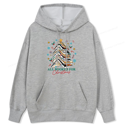 Pagewings Fantasy Reading All Booked For Christmas Unisex Classic Hoodie