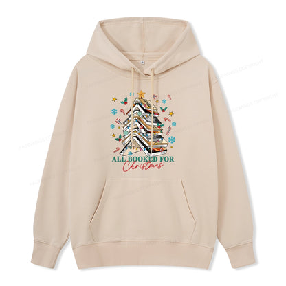 Pagewings Fantasy Reading All Booked For Christmas Unisex Classic Hoodie