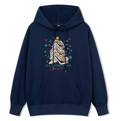 Pagewings Fantasy Reading All Booked For Christmas Unisex Classic Hoodie