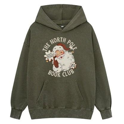 Pagewings Book Club Unisex Washed Hoodie