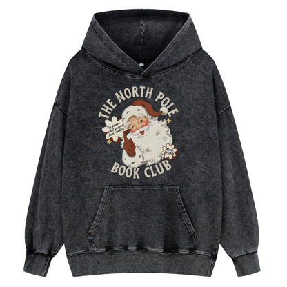 Pagewings Book Club Unisex Washed Hoodie