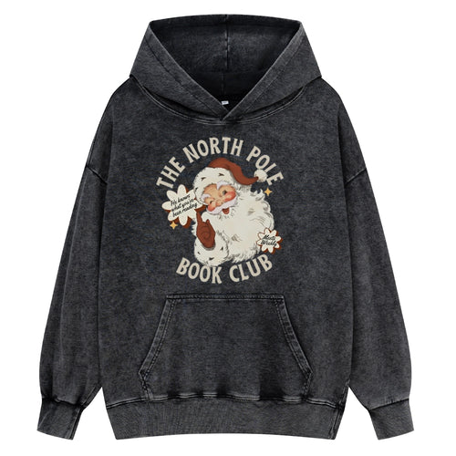 Pagewings Book Club Unisex Washed Hoodie