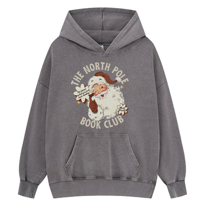 Pagewings Book Club Unisex Washed Hoodie