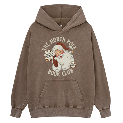 Pagewings Book Club Unisex Washed Hoodie