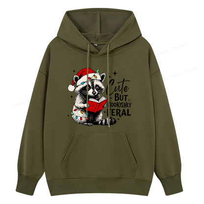 Pagewings Cute But Feral Unisex Classic Hoodie
