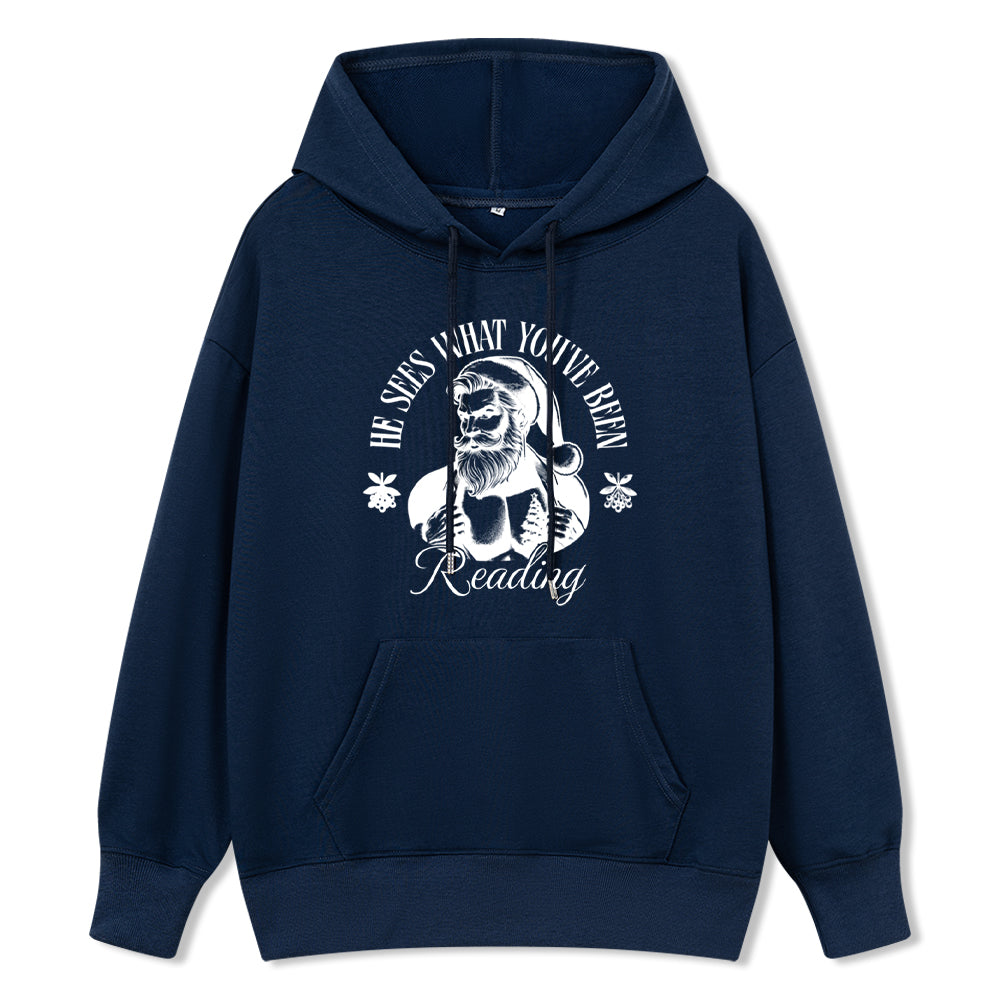 Pagewings He Sees What You've Been Reading Unisex Classic Hoodie