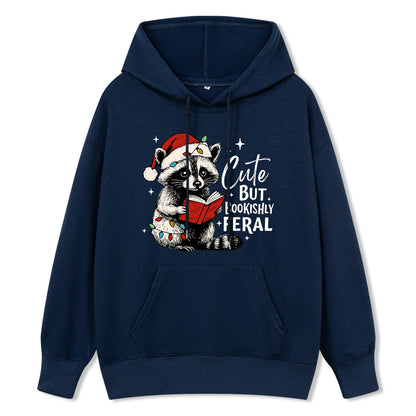 Pagewings Cute But Feral Unisex Classic Hoodie