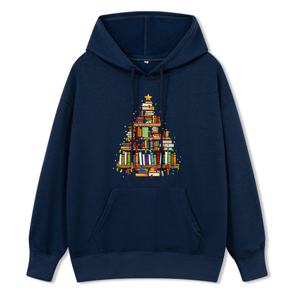 Pagewings Christmas Books Tree Unisex Classic Hoodie
